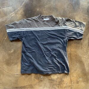 VTG 90s Ash Creek Trading Oversized Faded Striped TShirt